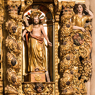 Eglise saintes juste et Ruffine - La retable le Choeur, Saint André